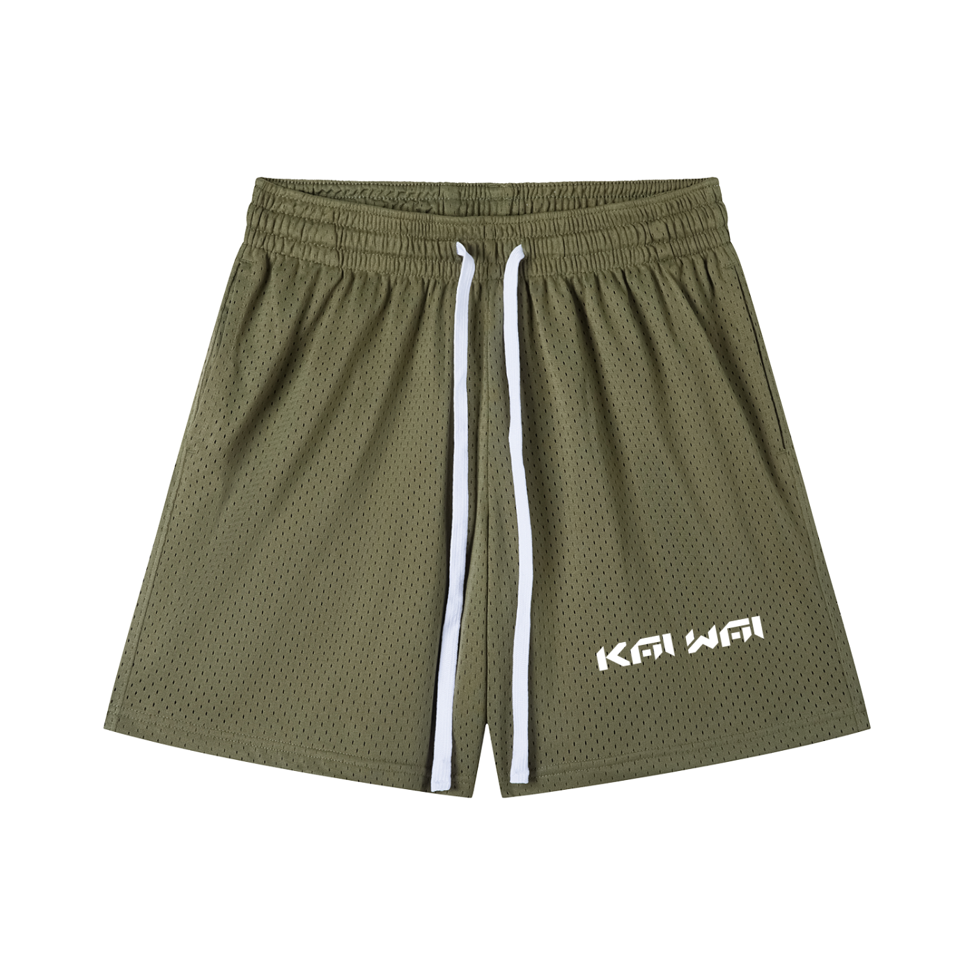 Mesh Drawstring Shorts