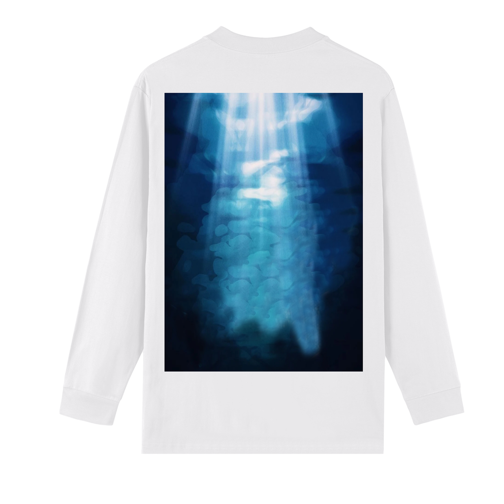 Crew Neck Drop Shoulder Long Sleeve Shirt